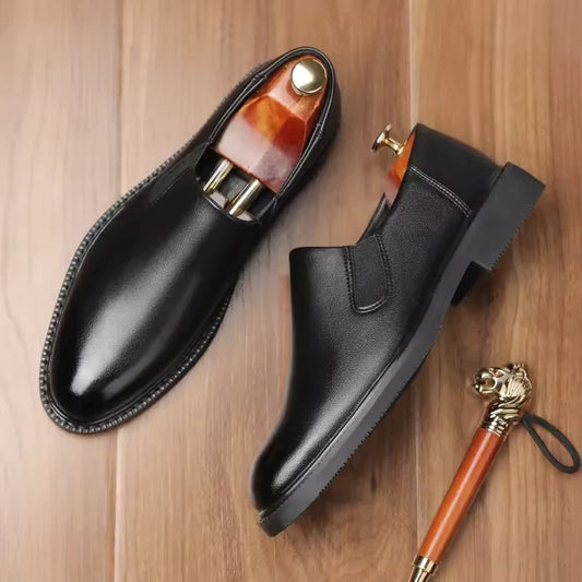 MOCASSINS EN CUIR NOIR